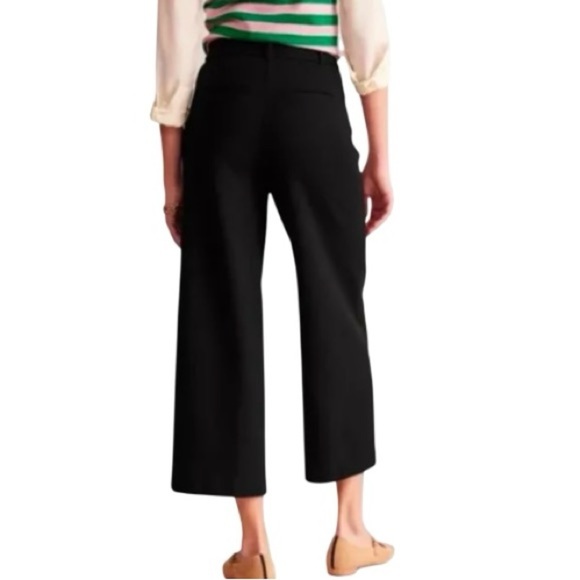 Boden Women's Ponte Wide Leg Culottes Black Size 6 - Picture 2 of 7